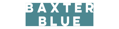 Baxter Blue Glasses Logo